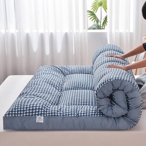 Tartan fabric mattress - mattress, topper