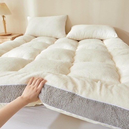 Milk fleece mattress - milk, topper