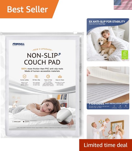 Non slip couch - slide, gripper