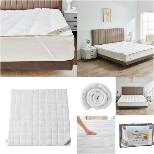 Teddy sherpa fleece mattress - fleece,